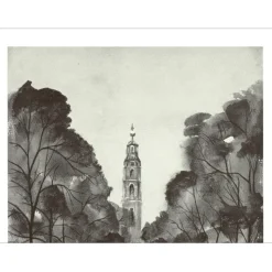 CAPRON Jean-Pierre - Lithographie "Le canal" 32x25cm - 1971