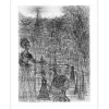 CARZOU Jean - Gravure originale "Les Illuminations 03" 38x28cm - 1969