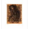CARZOU Jean - Lithographie originale "Portrait de femme" 33x27cm - 1971