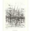 CARZOU Jean - Lithographie signée au crayon "La voie ferrée" 27x21cm - 1961