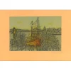 CARZOU Jean - Lithographie originale "Le beau bateau" 37x52cm - 1990