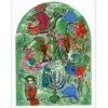 CHAGALL Marc - Lithographie "Ascher" 32x24cm - 1962 - Draeger Frères