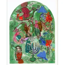 CHAGALL Marc - Lithographie "Ascher" 32x24cm - 1962 - Draeger Frères