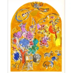 CHAGALL Marc - Lithographie "Joseph" 32x24cm - 1962 - Draeger Frères