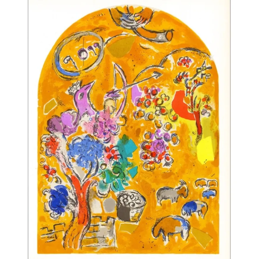 CHAGALL Marc - Lithographie "Joseph" 32x24cm - 1962 - Draeger Frères