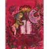 CHAGALL Marc - Lithographie originale "Tables de la Loi" 32x24cm - 1962