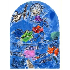 CHAGALL Marc - Lithographie "Ruben" 32x24cm - 1962 - Draeger Frères