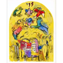 CHAGALL Marc - Lithographie "Levi" 32x24cm - 1962 - Draeger Frères