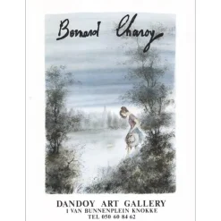 CHAROY Bernard - Lithographie "Exposition Dandoy Art Gallery, Knokke" 76x56cm - 1979