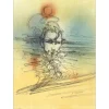 CHAVANON Roger Louis - Lithographie originale "Portrait" 75x55cm