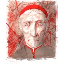 CIRY Michel - Lithographie originale "Portrait" 27x21cm - 1963