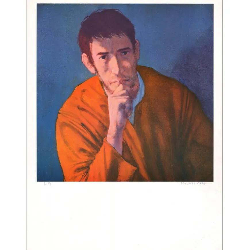 CIRY Michel - Lithographie signée au crayon "Emmaüs" 72x52cm - 1965