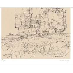 CIRY Michel - Lithographie "Caudilla" 32x25cm - 1970