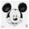 CMAB - Encre sur Aluminium "Mystic Mickey" 50x50cm - 2024
