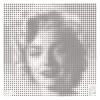 CMAB - Encre sur Aluminium "MysticMarilyn - GreyRed" 60x60cm - 2024