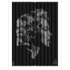 CMAB - Encre sur Aluminium "Cinetic Marilyn Black" 70x50cm - 2024