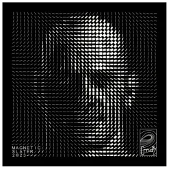 CMAB - Encre sur Aluminium "MagneticSlater" 60x60cm - 2023
