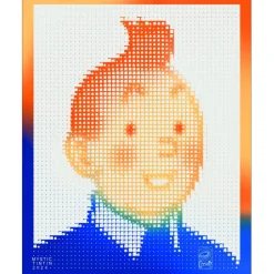 CMAB - Encre sur Aluminium "MysticTintin" 63x50cm - 2024