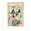 COIGNARD James - Gravure originale au Carborundum "Les demoiselles de vertu 03" 58x46cm