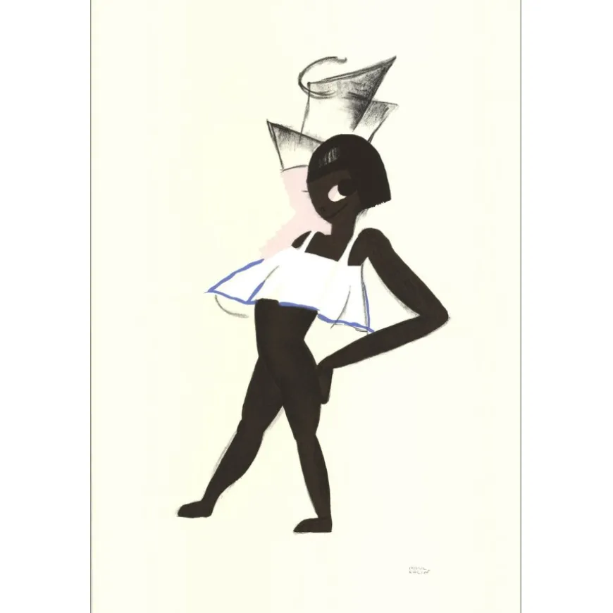 COLIN Paul - Lithographie "Le Tumulte Noir 10" 48x32cm