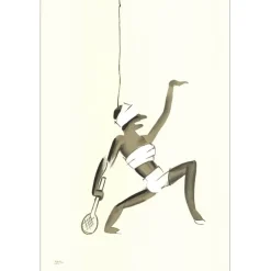 COLIN Paul - Lithographie "Le Tumulte Noir 05"  48x32cm
