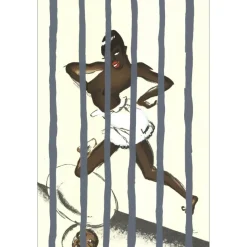 COLIN Paul - Lithographie "Le Tumulte Noir 32"  48x32cm