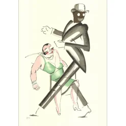 COLIN Paul - Lithographie "Le Tumulte Noir 23"  48x32cm