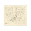 COLIN Paul-Émile - Dessin "Personnages" 12x15cm