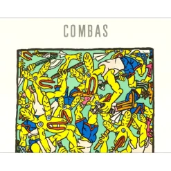 COMBAS Robert - Affiche sérigraphie "Lapins Jaunes, exposition Yvon Lambert" 1984 - 101x70cm