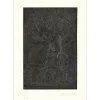 COMBAS Robert - Gravure originale "Le type au violoncelle" 63x45m - 1992