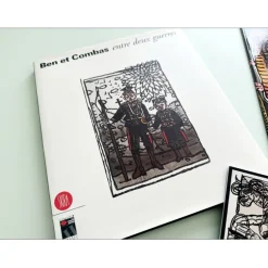 COMBAS Robert - Lot 2 catalogues illustrés et d'un carton d'invitation sérigraphié