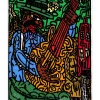 COMBAS Robert - Sérigraphie "Le Guitariste et les musiciens" 86x69cm - 2008