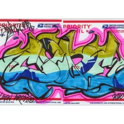 COPE2 - Dessin original au feutre "Postal slap 02" 14x21cm - 2020
