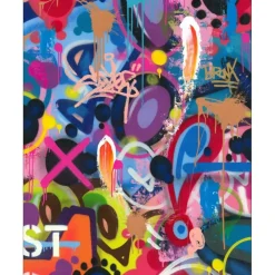 COPE2 - Peinture originale à l'acrylique sur Toile "Post No Bills" 100x75cm - 2021
