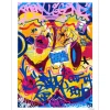 COPE2 - Print "BRONX LEGEND - NYC Subway Map VII" 48x35cm - 2023