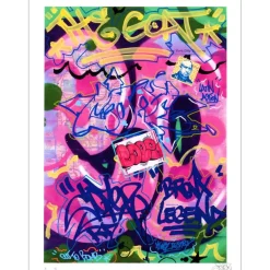 COPE2 - Print "THE GOAT - NYC Subway Map VII" 48x35cm - 2023