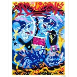 COPE2 - Print "TRUE LEGEND - NYC Subway Map VII" 48x35cm - 2023