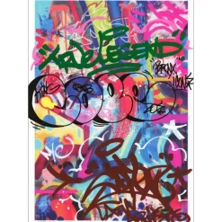 COPE2 - Print rehaussée à l'acrylique "Bronx Icon !" 70x50cm N°31/100 - 2020