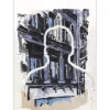 COUTURE CharlÉlie - Lithographie "Silhouette Parisienne" 70x50cm - 2020