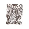 COUTY Jean - Lithographie "le pape" 27x21cm - 1963 - Signée à la main par l'artiste