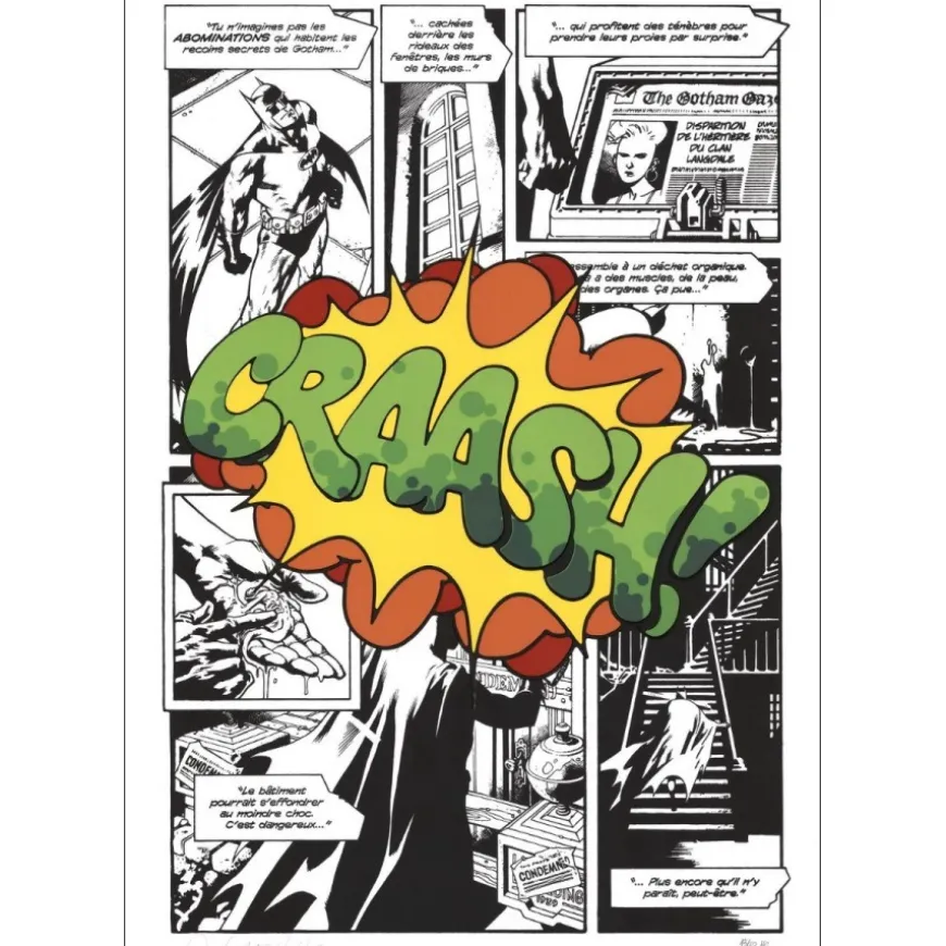 CRASH John Matos Aka - Sérigraphie originale "Craash !" 100x70cm - 2016