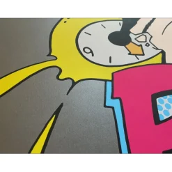 CRASH‎ John Matos Aka - Sérigraphie originale "CLOCK I" 50x70cm - 2014
