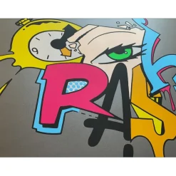 CRASH John Matos Aka - Sérigraphie originale "CLOCK I" 50x70cm - 2014