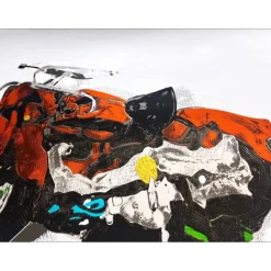 CÉSAR (César Baldaccini) - Sérigraphie "Compression de moto" 50x65cm