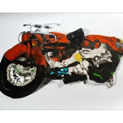 CÉSAR (César Baldaccini) - Sérigraphie "Compression de moto" 50x65cm