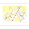 DALI Salvador - Gravure et aquatinte "St Georges et le dragon" 56x76cm - 1974