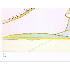 DALI Salvador - Gravure originale "Le cheval et le loup" 56x76cm - 1974