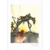 DALI Salvador - Lithographie "Les chevaux Daliniens, Le Cheval de labeur" 56x36cm - 1983