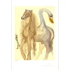 DALI Salvador - Lithographie "Les chevaux Daliniens, Le Chimère D'Horace" 56x36cm - 1983