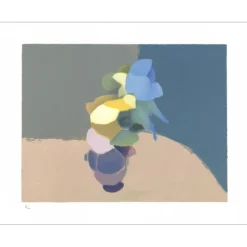 DEFOSSEZ Alfred - Lithographie originale "Intimité bleue" 38x49cm - Hors Commerce